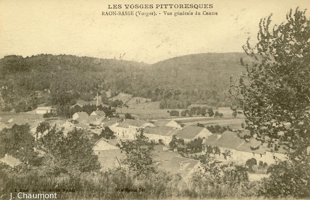 RaonauxBois/RaonBasse. Vue générale du Centre